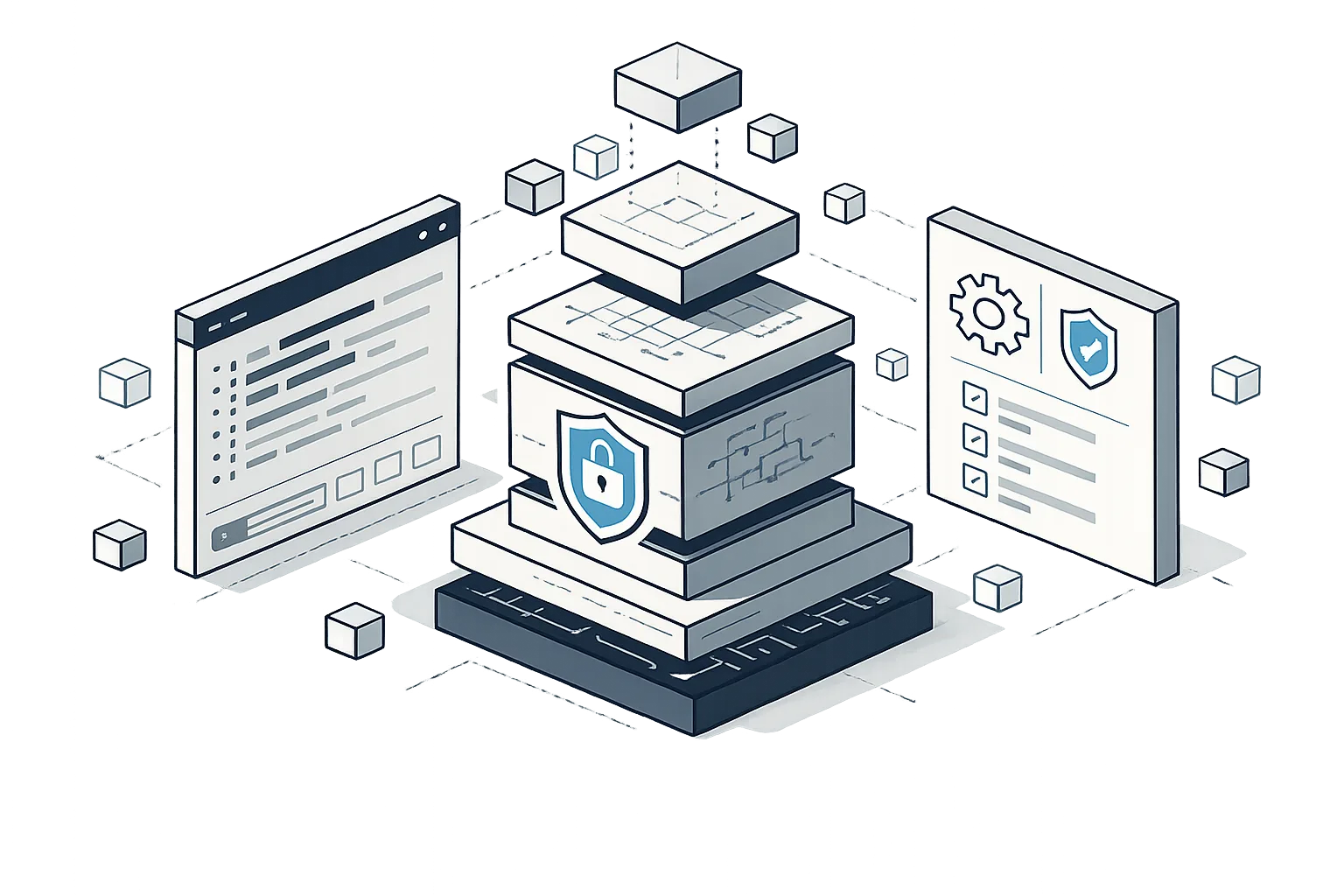Illustration of building software with security built in